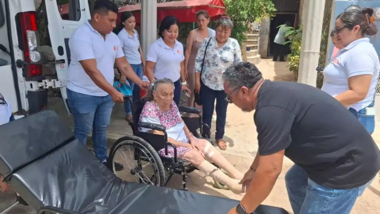 ABUELITA DE 90 AÑOS REGRESA A CASA TRAS SER GOLPEADA Y ABANDONADA POR SU NUERA