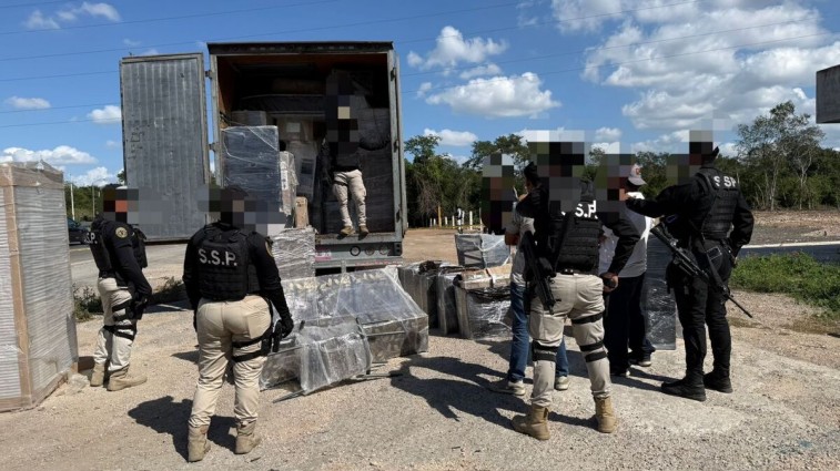 ASEGURAN MÁS DE 500 KILOS DE DROGA EN OPERATIVO DE LA POLICÍA DE YUCATÁN