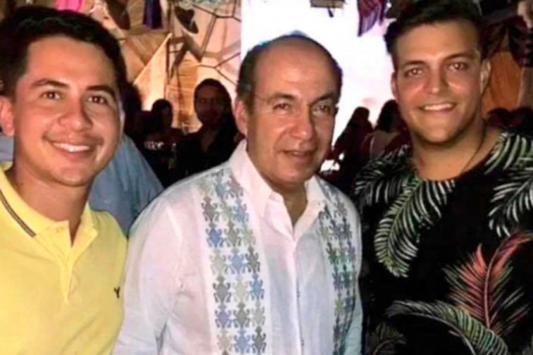 Felipe Calderón se divirtió en un bar de Campeche