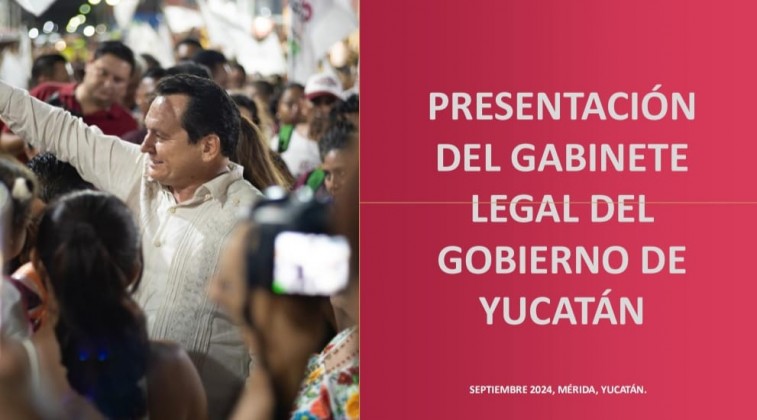 JOAQUÍN DÍAZ, GOBERNADOR ELECTO DE YUCATÁN, PRESENTA SU GABINETE