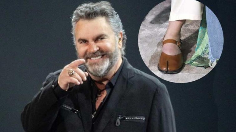 Los zapatos de pezuña de Mijares causan revuelo, pero son carísimos