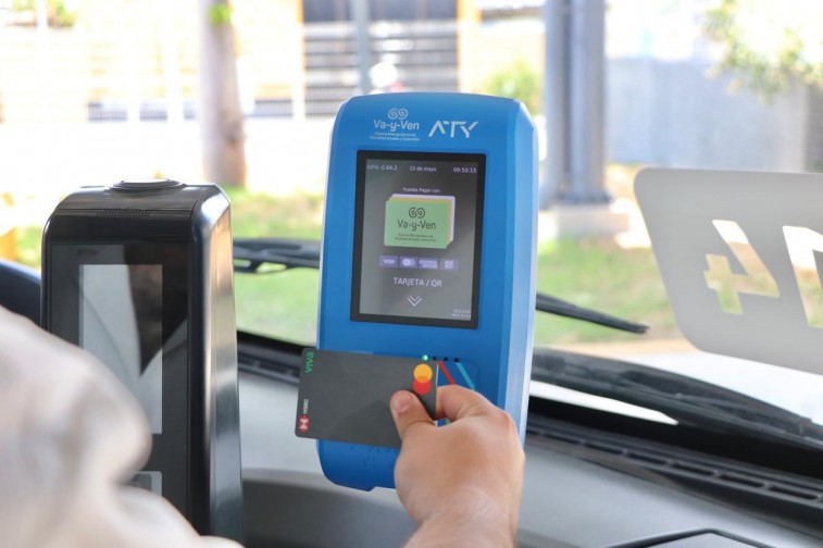 NUEVA MODALIDAD DE PAGO CON TARJETAS BANCARIAS EN TODO EL SISTEMA VA Y VEN