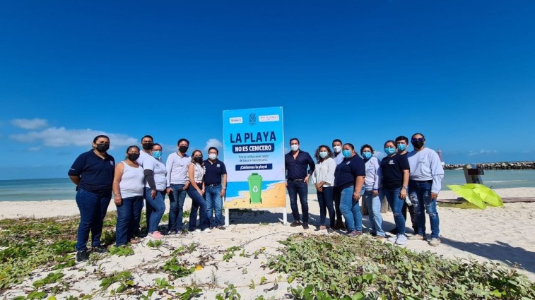 Reconocimiento a la “Pig Beach”, como la Primera Playa Pública Libre de Tabaco de Yucatán