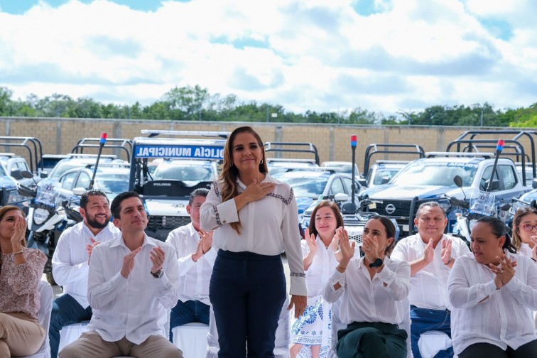 Refuerza Mara Lezama a las corporaciones de seguridad en Quintana Roo con nuevo equipo tecnológico